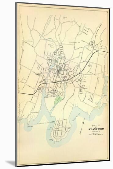 Stamford, Connecticut, c.1893-null-Mounted Art Print