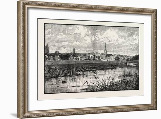 Stamford Is a Town and Civil Parish on the River Welland in the South Kesteven District of the Coun-null-Framed Giclee Print