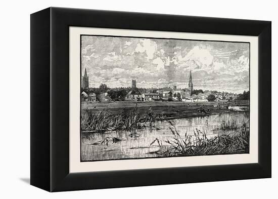 Stamford Is a Town and Civil Parish on the River Welland in the South Kesteven District of the Coun-null-Framed Premier Image Canvas