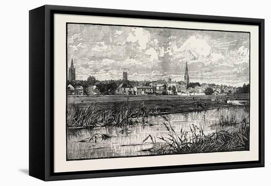 Stamford Is a Town and Civil Parish on the River Welland in the South Kesteven District of the Coun-null-Framed Premier Image Canvas
