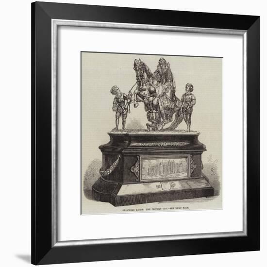 Stamford Races, the Clifden Cup-null-Framed Giclee Print