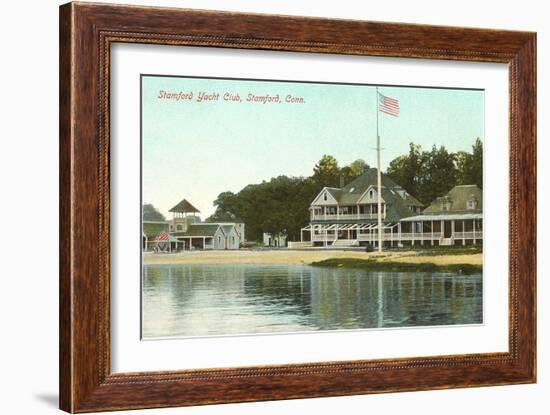 Stamford Yacht Club, Stamford, Connecticut-null-Framed Art Print