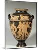 Stamnos, Dionysiac Scene, Etruscan Red-Figured Period, 4th Century BC-null-Mounted Giclee Print