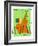 Stamp with Map and Flag of Cameroon-Perysty-Framed Premium Giclee Print