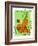 Stamp with Map and Flag of Cameroon-Perysty-Framed Art Print