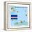 Stamp with Map and Flag of Cape Verde-Perysty-Framed Stretched Canvas