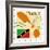 Stamp with Map and Flag of Saint Kitts and Nevis-Perysty-Framed Premium Giclee Print