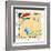 Stamp with Map and Flag of Seychelles-Perysty-Framed Art Print