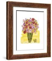 (Stamped) Basket of Flowers, 1958-Andy Warhol-Framed Art Print