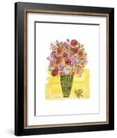 (Stamped) Basket of Flowers, 1958-Andy Warhol-Framed Art Print