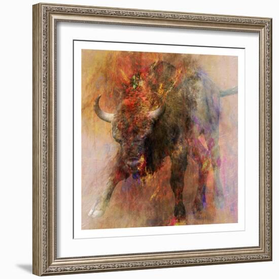 Stampede 2-Sheldon Lewis-Framed Art Print