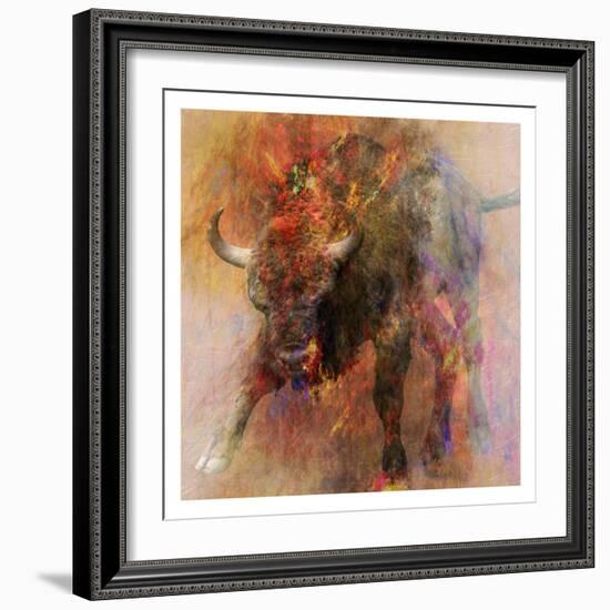 Stampede 2-Sheldon Lewis-Framed Art Print