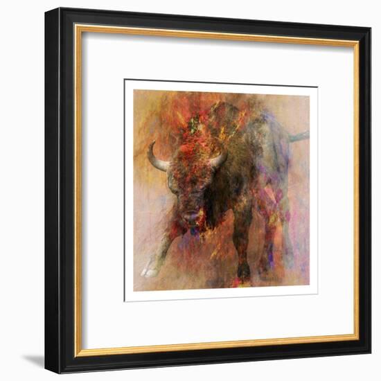 Stampede 2-Sheldon Lewis-Framed Art Print