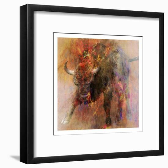 Stampede 2-Sheldon Lewis-Framed Art Print