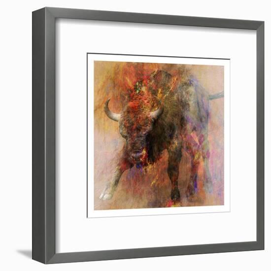 Stampede 2-Sheldon Lewis-Framed Art Print