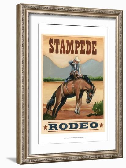 Stampede Rodeo-Ethan Harper-Framed Art Print