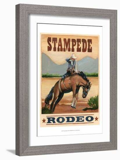 Stampede Rodeo-Ethan Harper-Framed Art Print