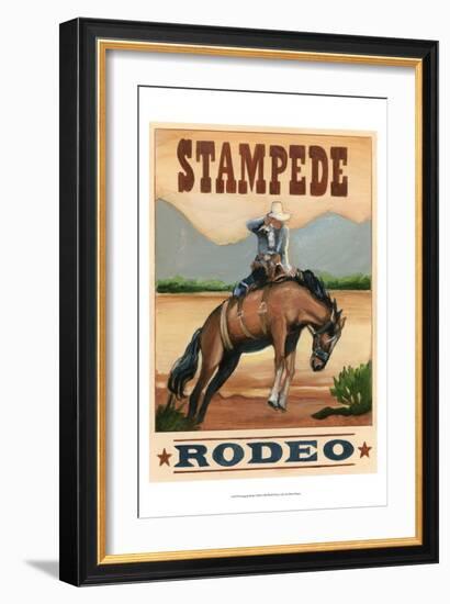 Stampede Rodeo-Ethan Harper-Framed Art Print