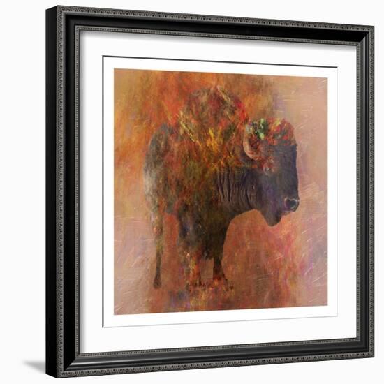 Stampede-Sheldon Lewis-Framed Art Print