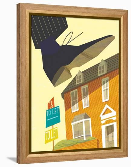 Stamping On The Buy To Let Market-A Richard Allen-Framed Premier Image Canvas