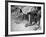 Stamping their Feet, Children from the Avondale Camp Wait to Be Fitted with Free Shoes-Ed Clark-Framed Photographic Print