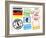 Stamps With Germany-radubalint-Framed Art Print