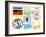 Stamps With Germany-radubalint-Framed Art Print