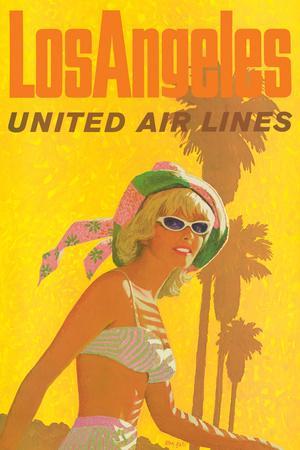 1960 United Air Lines Hawaii Stan Galli Canoe Airlines