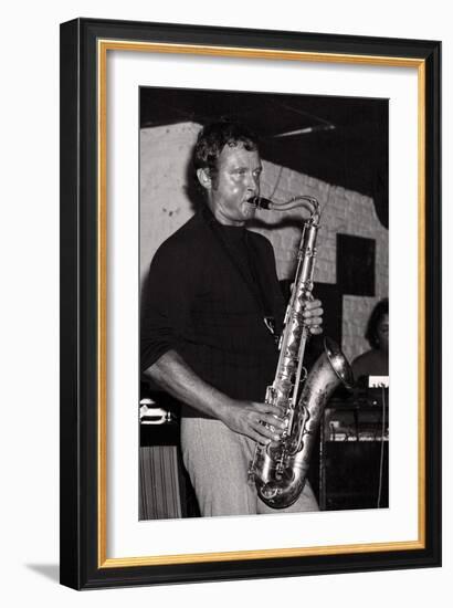 Stan Getz, Ronnie Scotts, London, 1971-Brian O'Connor-Framed Photographic Print