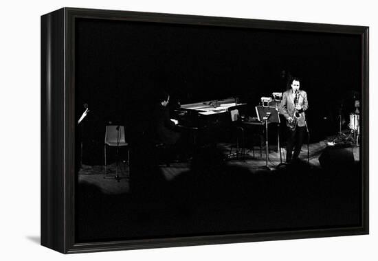 Stan Getz, Royal Festival Hall, London, 1988-Brian O'Connor-Framed Premier Image Canvas