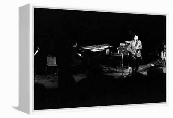 Stan Getz, Royal Festival Hall, London, 1988-Brian O'Connor-Framed Premier Image Canvas