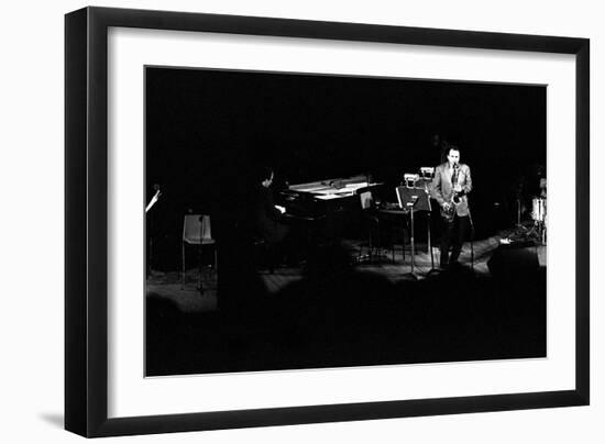 Stan Getz, Royal Festival Hall, London, 1988-Brian O'Connor-Framed Photographic Print