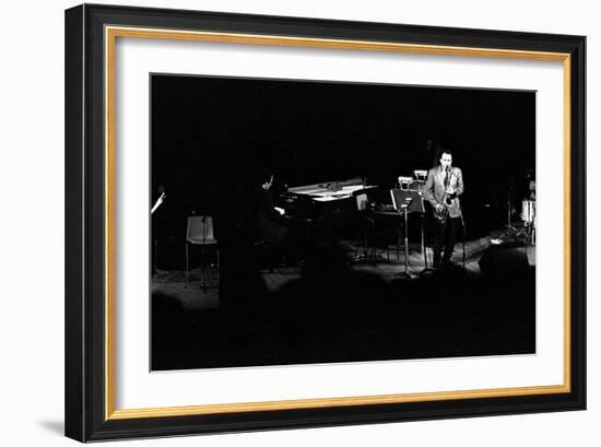 Stan Getz, Royal Festival Hall, London, 1988-Brian O'Connor-Framed Photographic Print