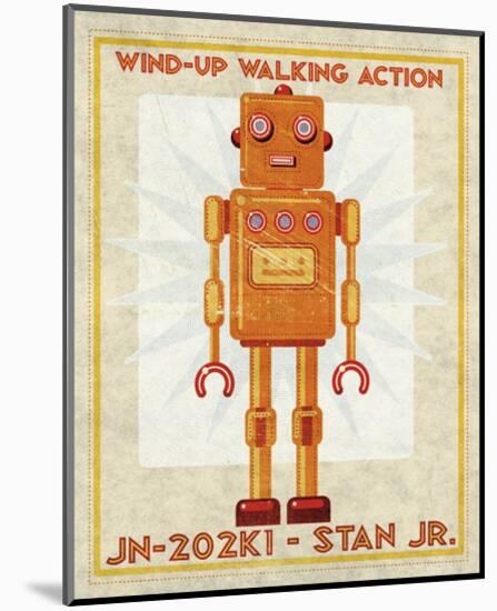 Stan Jr. Box Art Robot-John Golden-Mounted Giclee Print