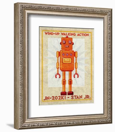 Stan Jr. Box Art Robot-John Golden-Framed Art Print