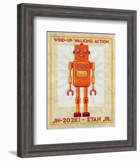 Stan Jr. Box Art Robot-John Golden-Framed Art Print