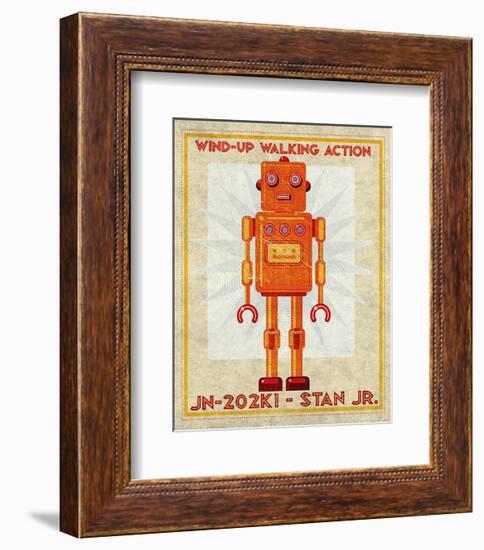 Stan Jr. Box Art Robot-John Golden-Framed Art Print