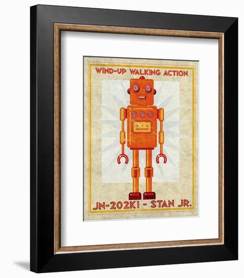 Stan Jr. Box Art Robot-John Golden-Framed Art Print