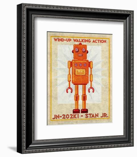 Stan Jr. Box Art Robot-John Golden-Framed Art Print