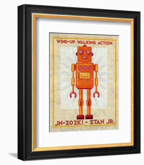 Stan Jr. Box Art Robot-John Golden-Framed Art Print