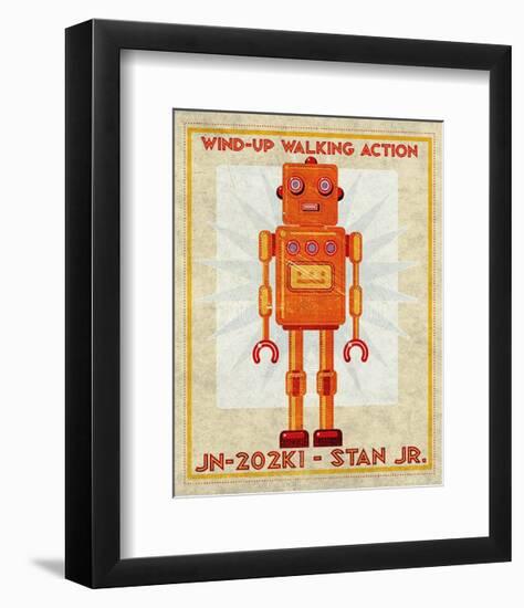 Stan Jr. Box Art Robot-John Golden-Framed Art Print