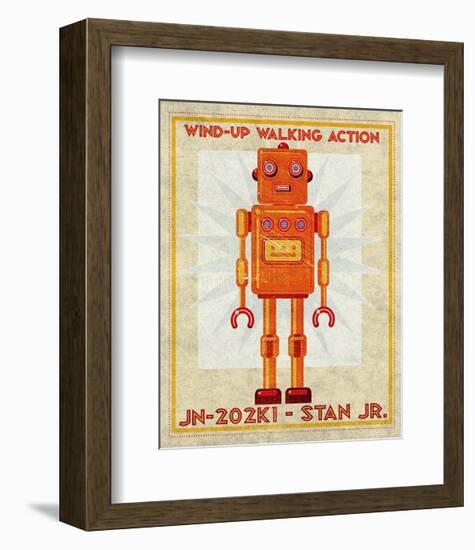 Stan Jr. Box Art Robot-John Golden-Framed Art Print