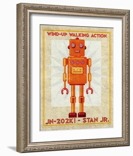 Stan Jr. Box Art Robot-John Golden-Framed Art Print