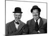 Stan Laurel, Oliver Hardy, c.1940s-null-Mounted Photo