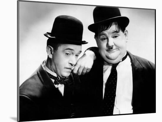 Stan Laurel, Oliver Hardy [Laurel & Hardy], ca. 1930s-null-Mounted Photo