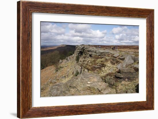 Stanage Edge, Derbyshire, 2009-Peter Thompson-Framed Photographic Print