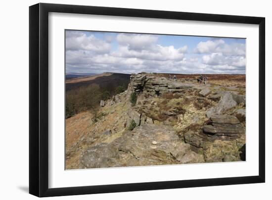 Stanage Edge, Derbyshire, 2009-Peter Thompson-Framed Photographic Print