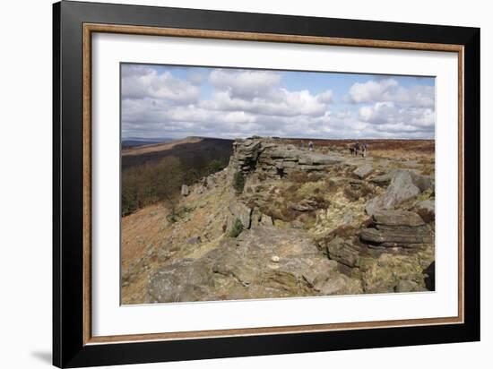 Stanage Edge, Derbyshire, 2009-Peter Thompson-Framed Photographic Print