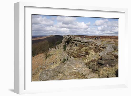 Stanage Edge, Derbyshire, 2009-Peter Thompson-Framed Photographic Print