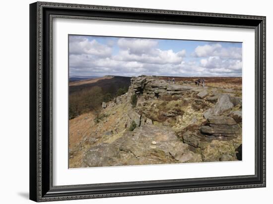 Stanage Edge, Derbyshire, 2009-Peter Thompson-Framed Photographic Print